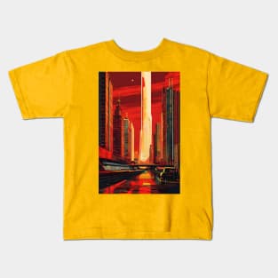 Soviet city aesthetic Kids T-Shirt